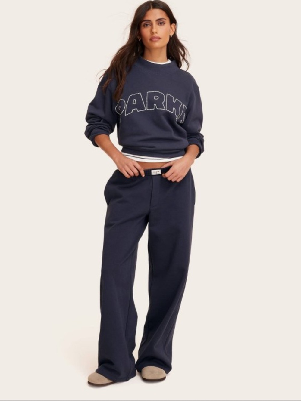Parke x Target navy sweats
